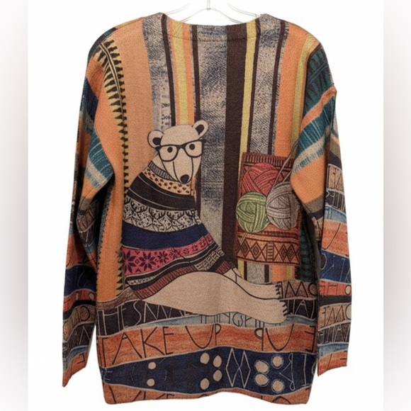 NWOT Woman’s Christmas Long Sleeve Crew Neck Top Sweater - Picture 7 of 8